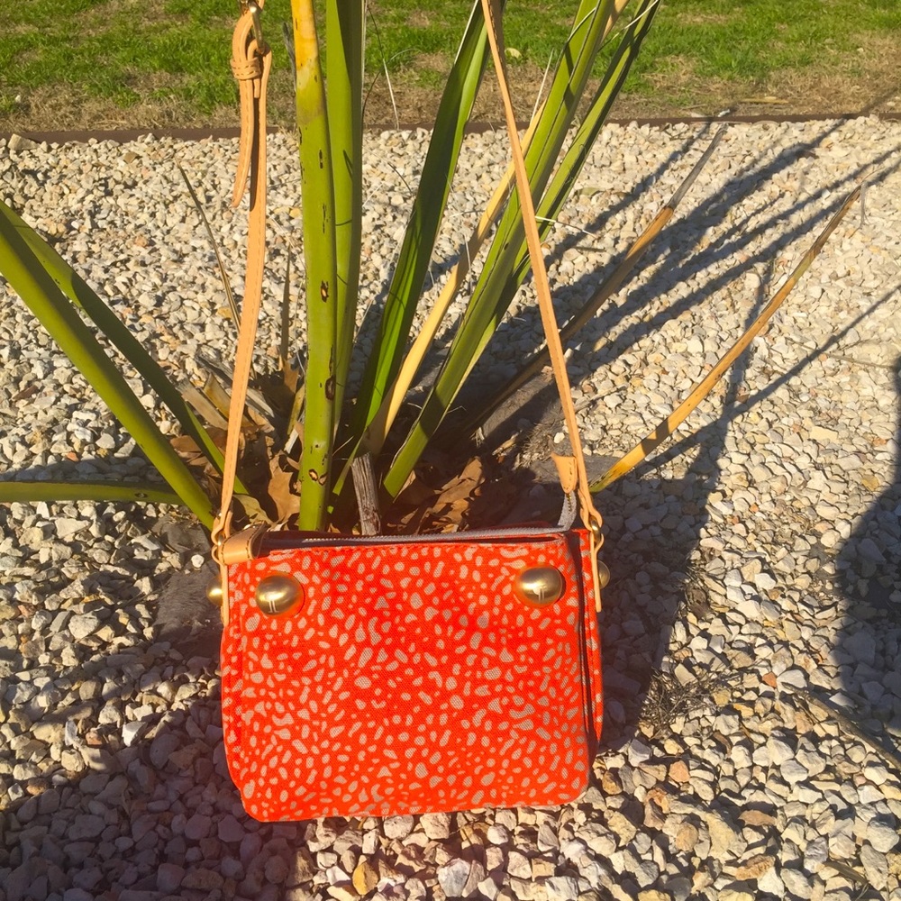 Pilcro And The Letterpress Orange Crossbody Bag
